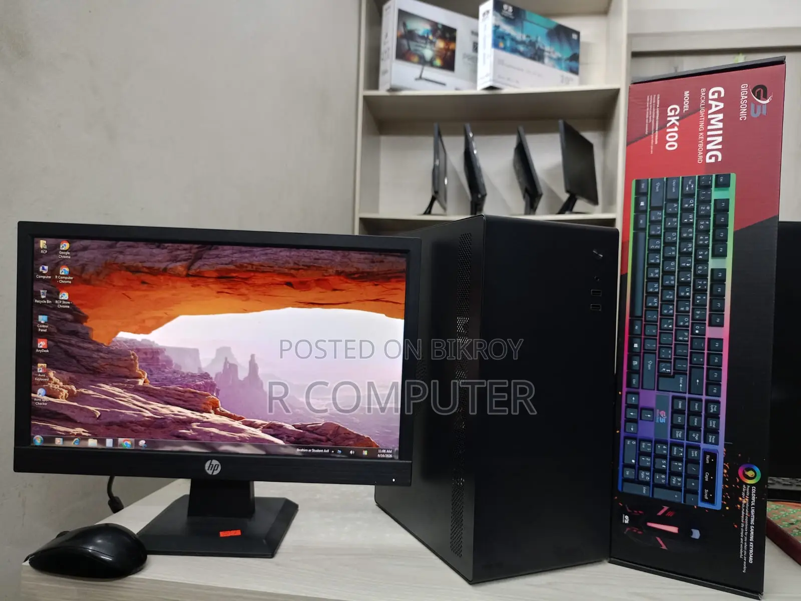 New Desktop Computer 8GB Intel Core I7 SSD 256GB