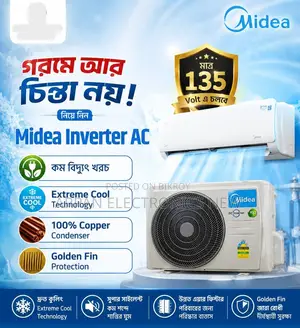 Stay cool in the heat! Midea Inverter 1.5 Ton Air Conditioner