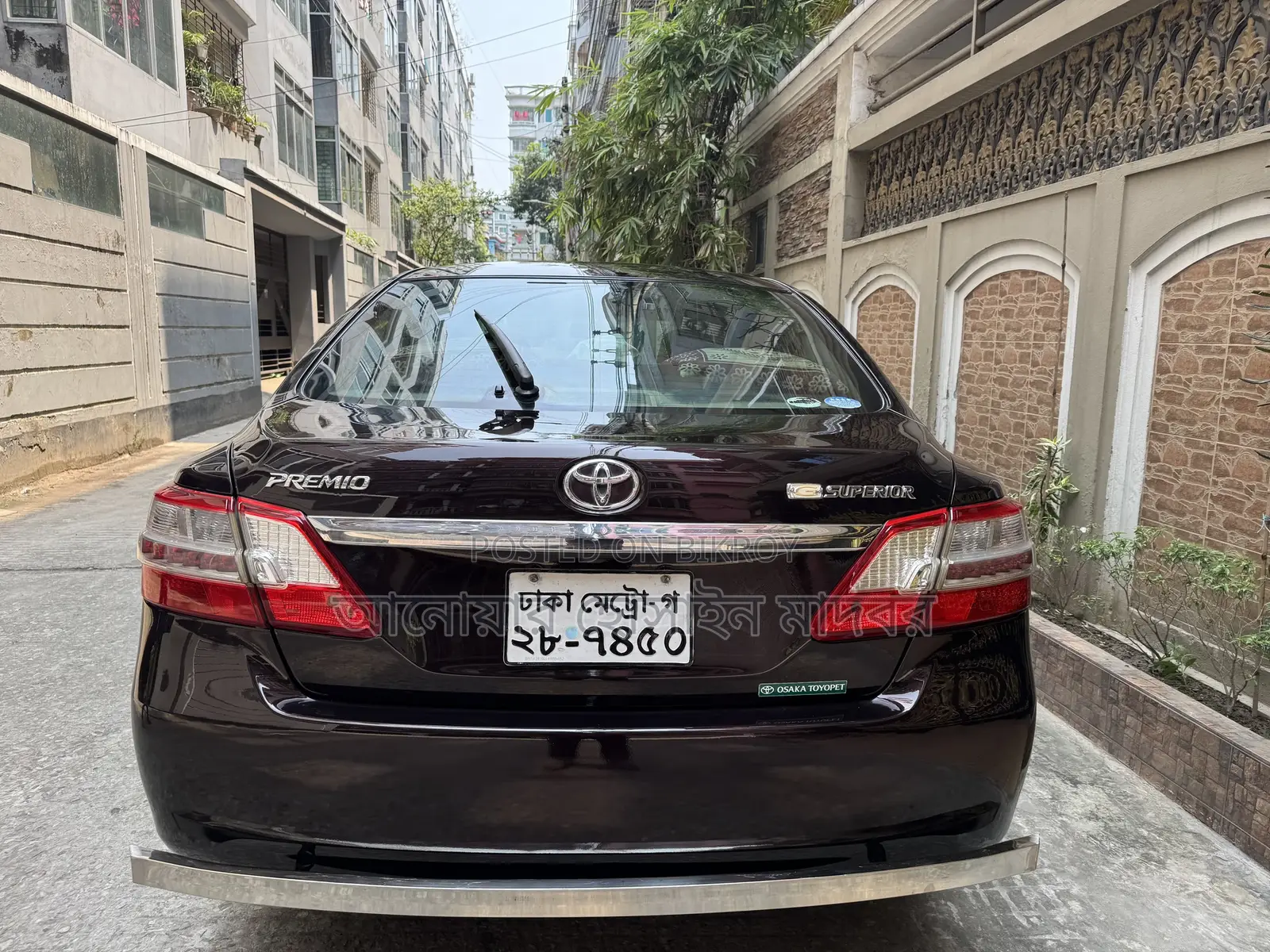 Toyota Premio 2014 Maroon