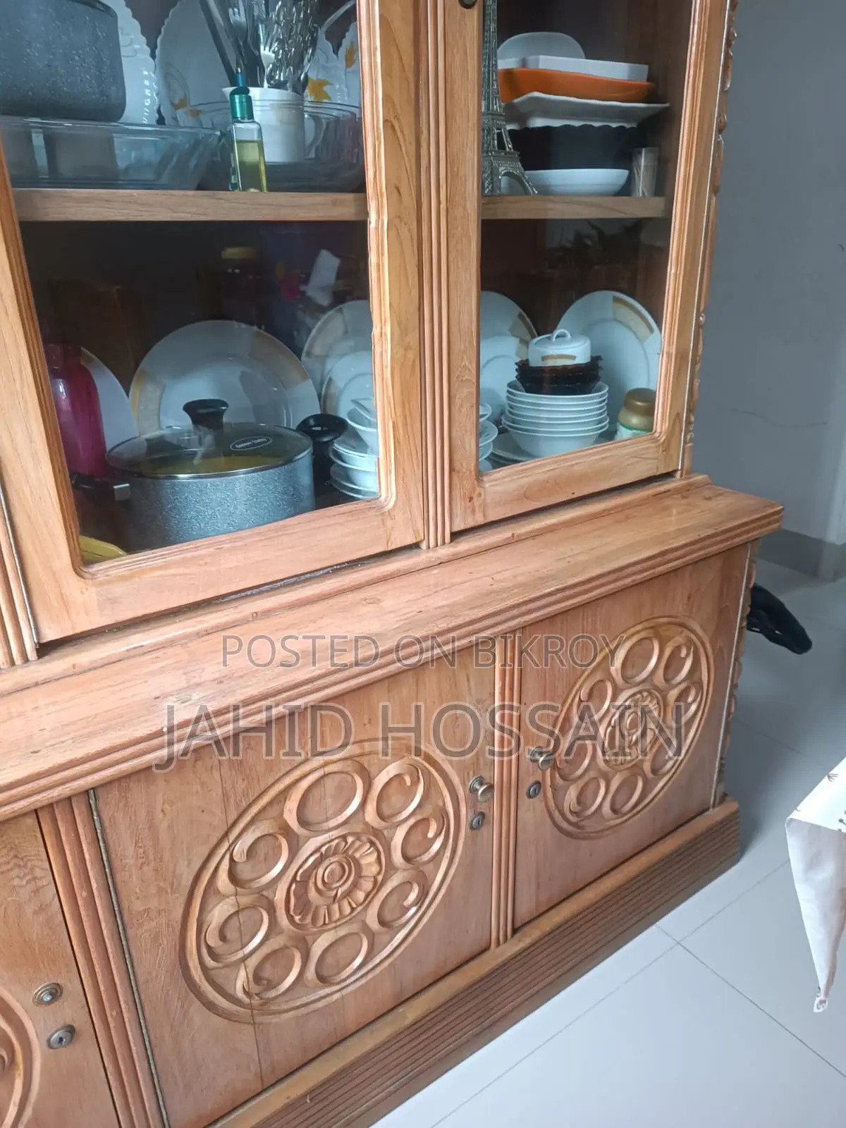 Teak Wood Wall Cabinet