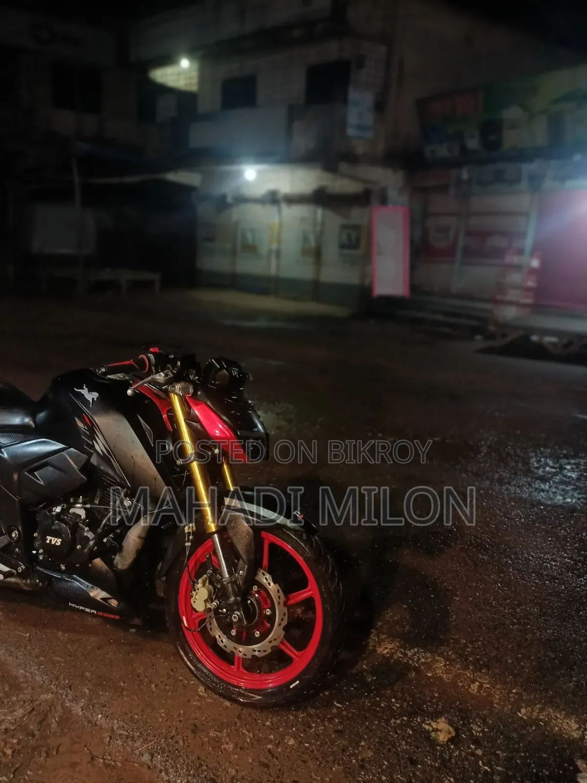 TVS Apache RTR 160 4V Fi 2024 Black