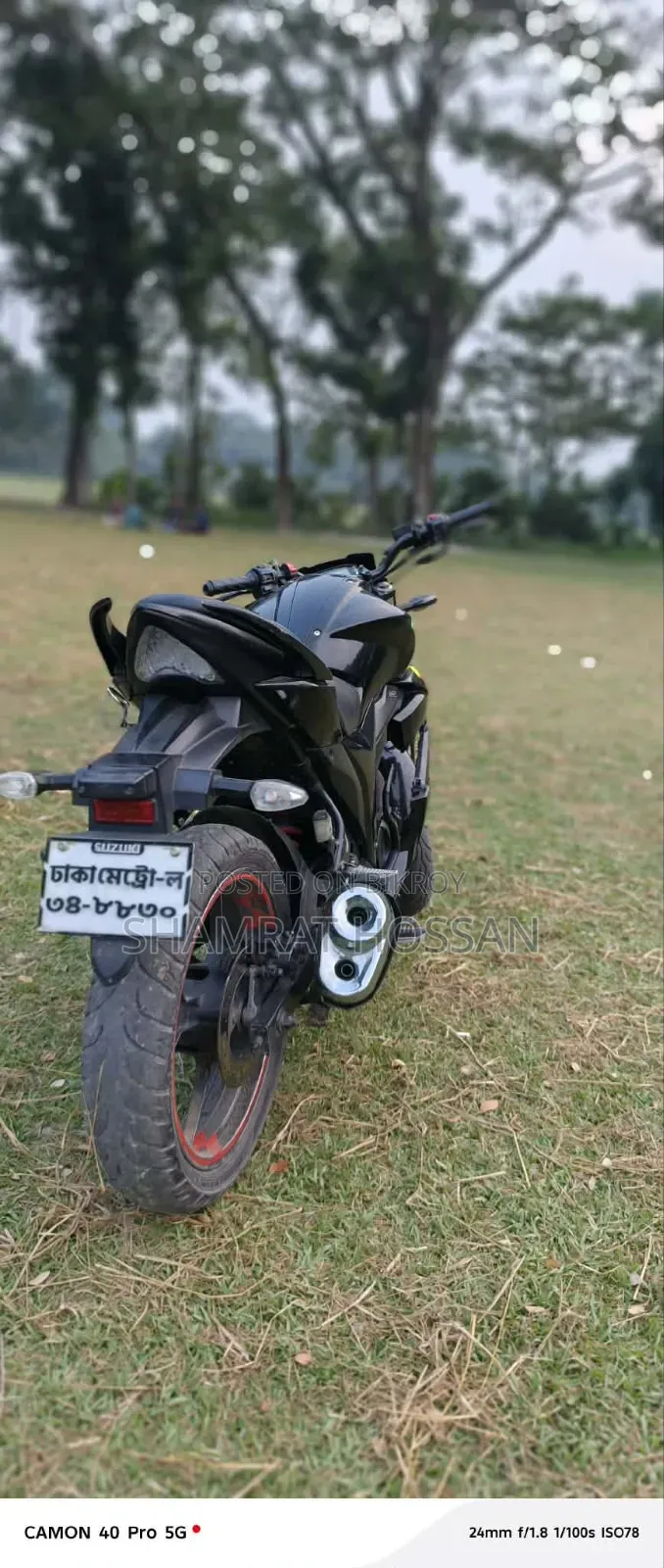Suzuki Gixxer Monotone 2018 Black