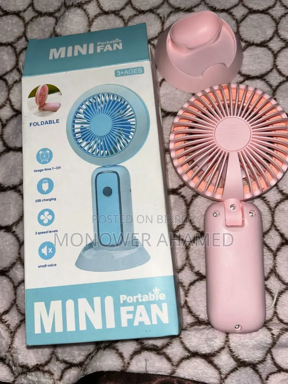 Foldable USB Mini Portable Fan