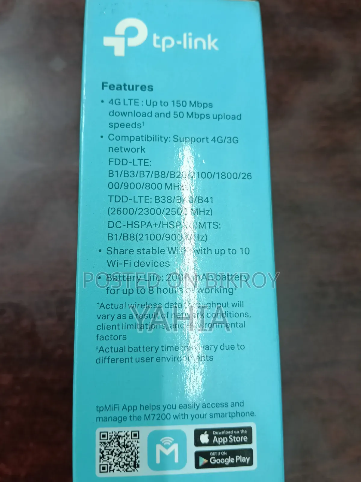 Tp-link Mobile Router Model 7200