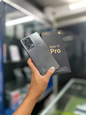 শাওমি রেডমি নোট ১২ প্রো ৫জি ২৫৬ জিবি ব্ল্যাক