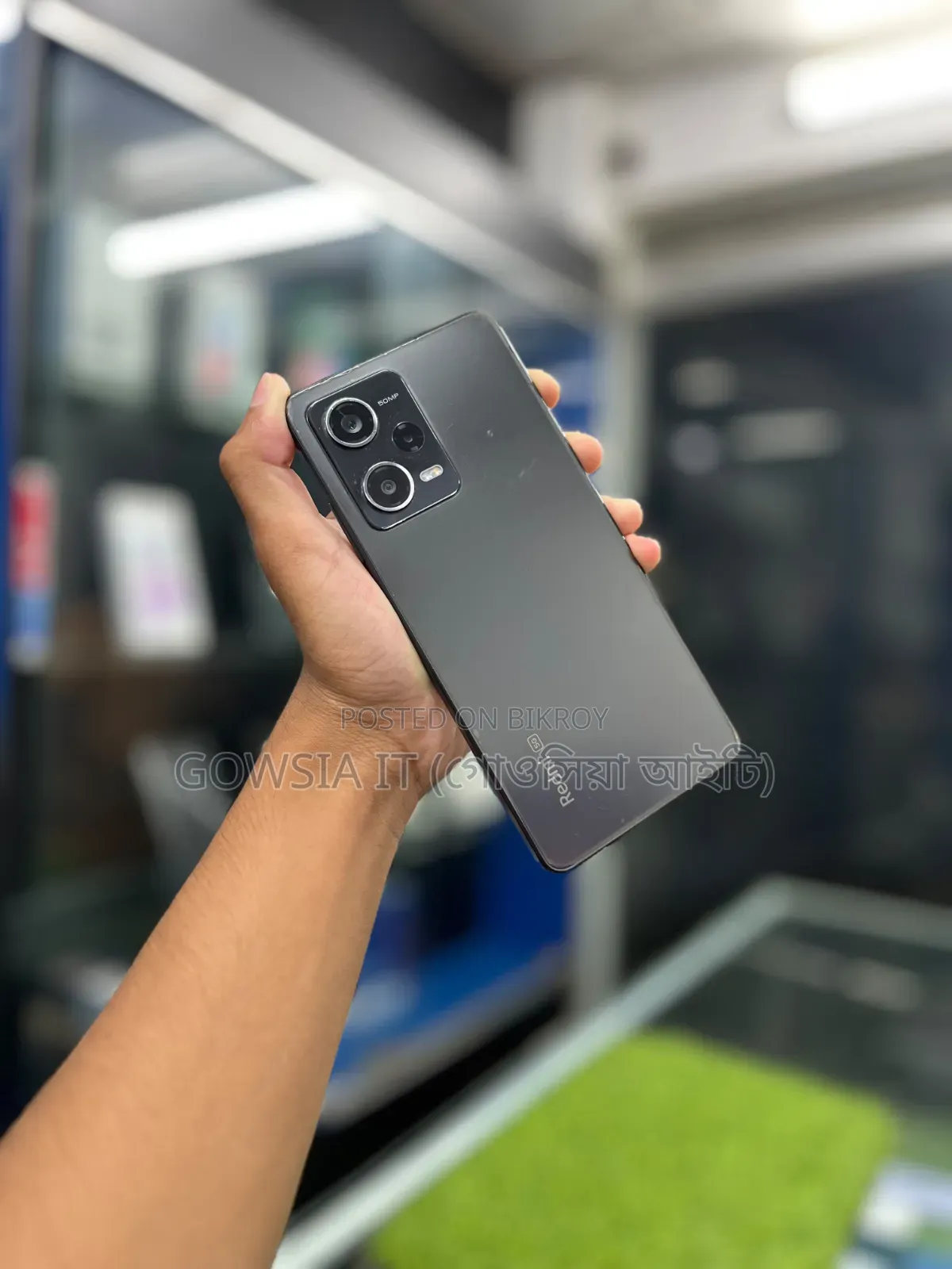 শাওমি রেডমি নোট ১২ প্রো ৫জি ২৫৬ জিবি ব্ল্যাক