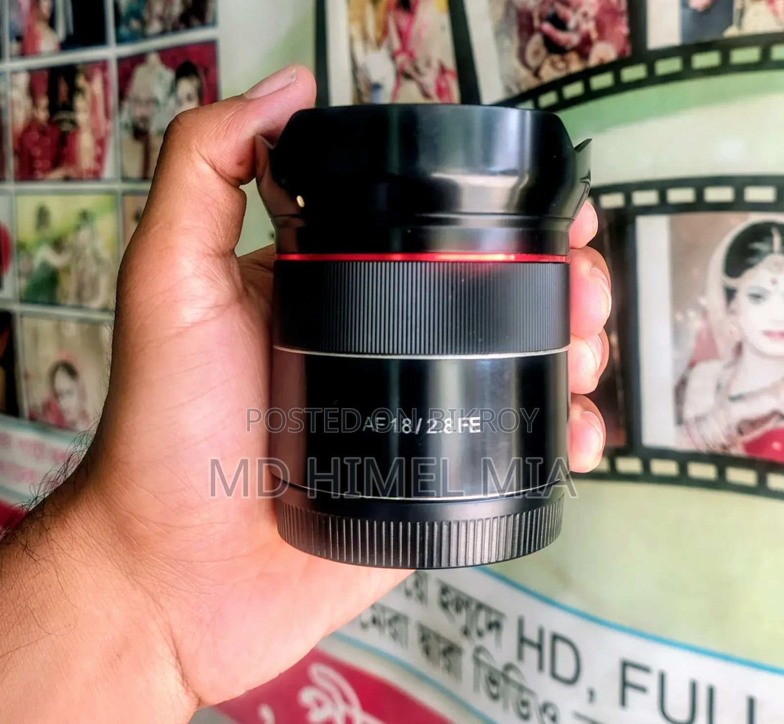 সনি এ৬৪০০ সাথে স্যামসাং ১৮মিমি ২.৮ এফ ফুল ফ্রেশ