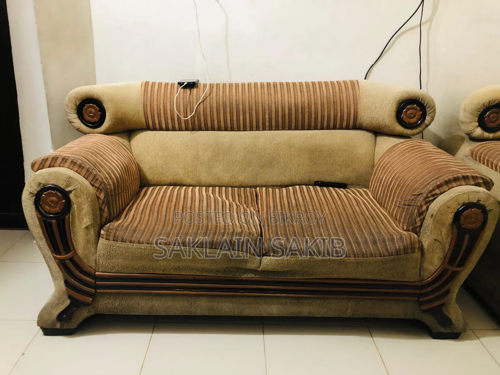 Hatil Godi Sofa 2+2+1 ( With Cover + Pillow)