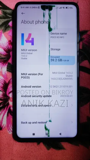 Mobile Phone 128 GB Black
