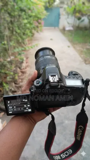 ক্যানন ৮০ডি ক্যামেরা ফুল সেটআপ বিক্রয় - খুব যত্নে ব্যবহার করা।