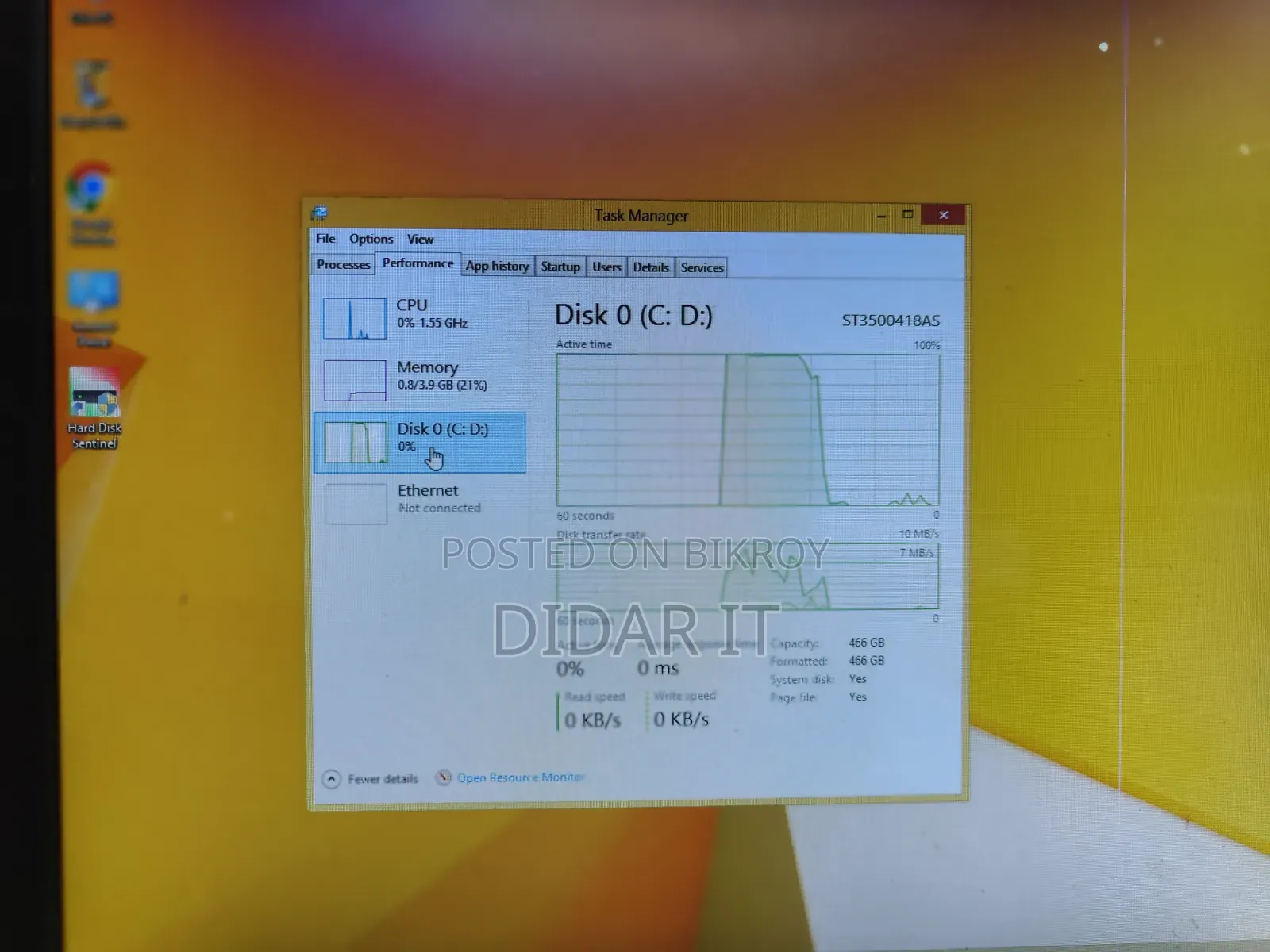 Desktop Computer 4GB Intel Core I3 HDD 512GB