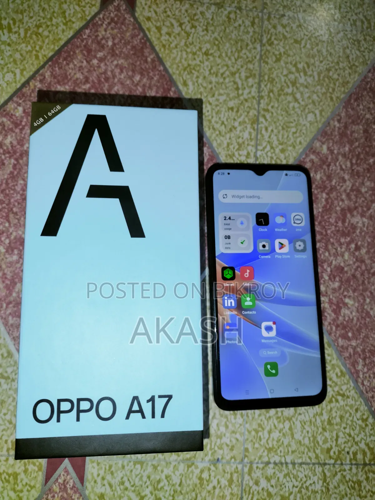 Oppo A17 64 GB Blue