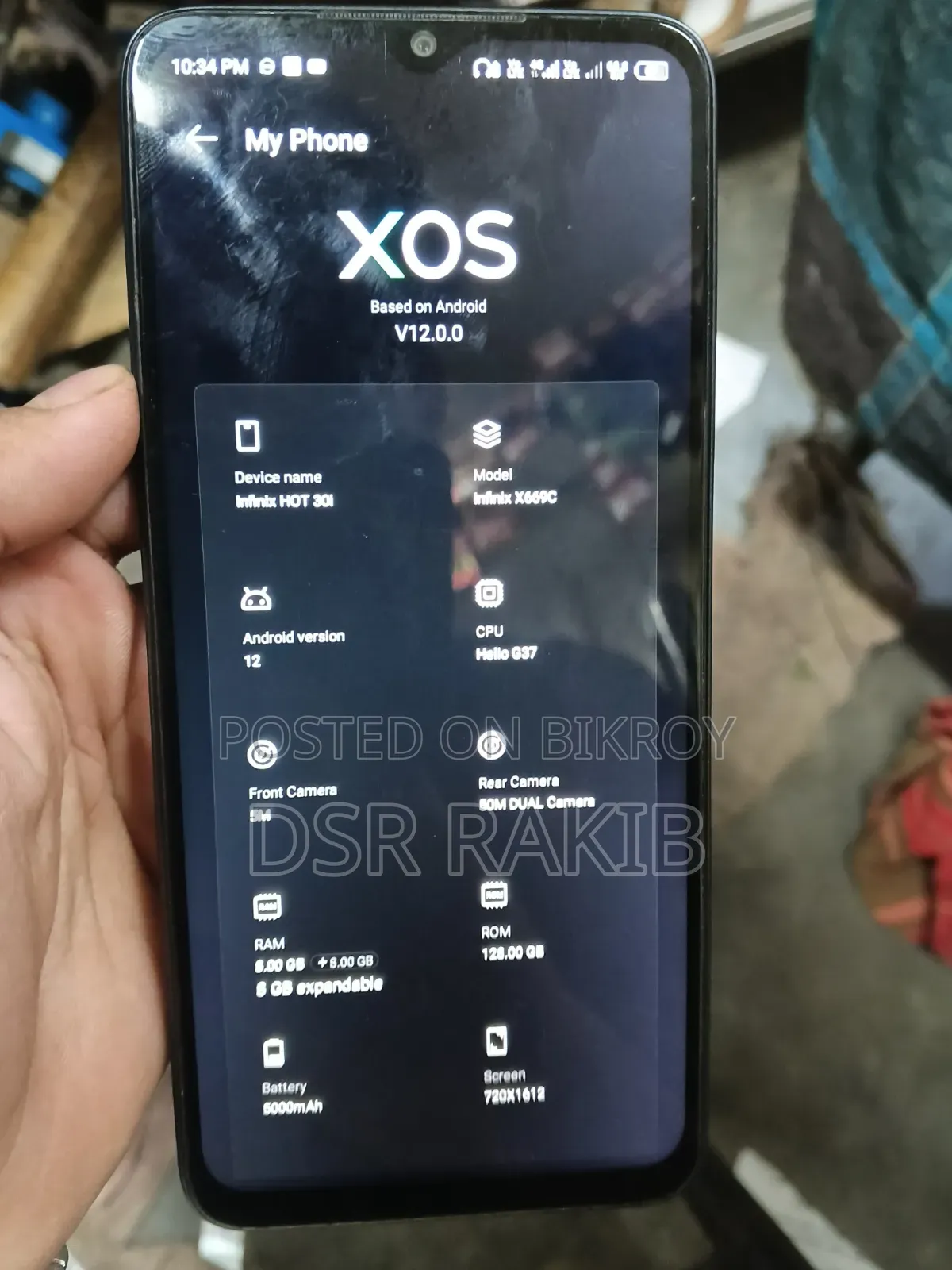 Infinix Hot 30i 128 GB Black