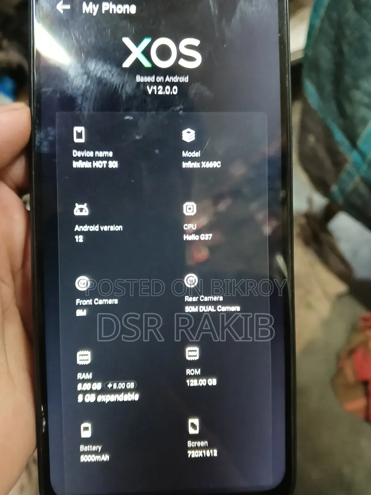 Infinix Hot 30i 128 GB Black