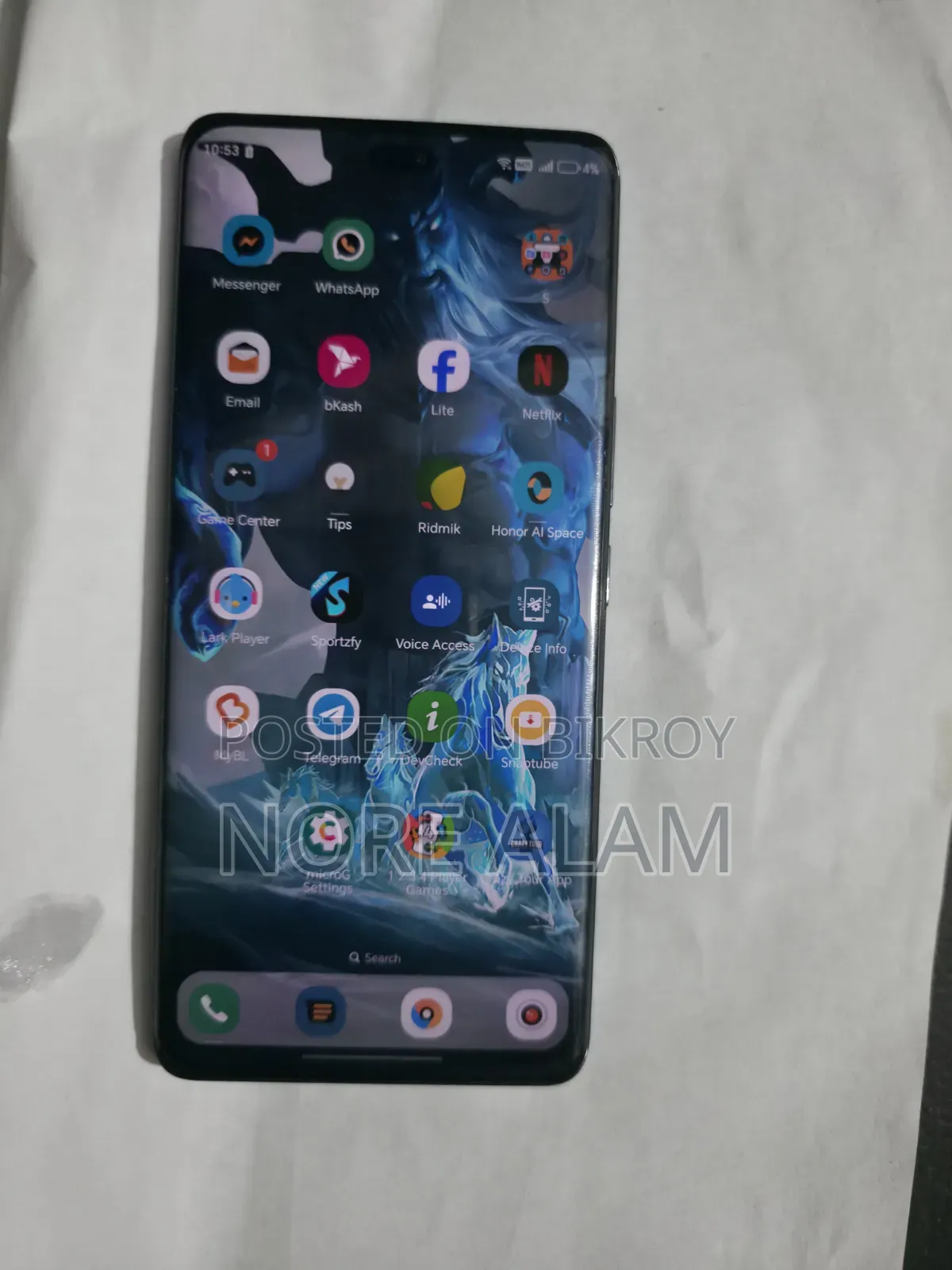 অনার এক্স৯সি ২৫৬ জিবি কালো
