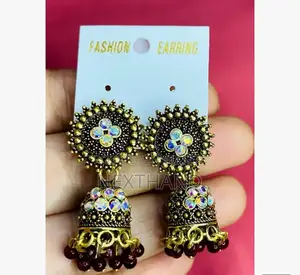Antique Metal Jhumka Ear Ring ঝুমকা কানের দুল