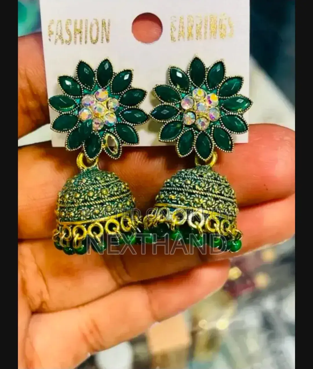 Antique Metal Jhumka Earring