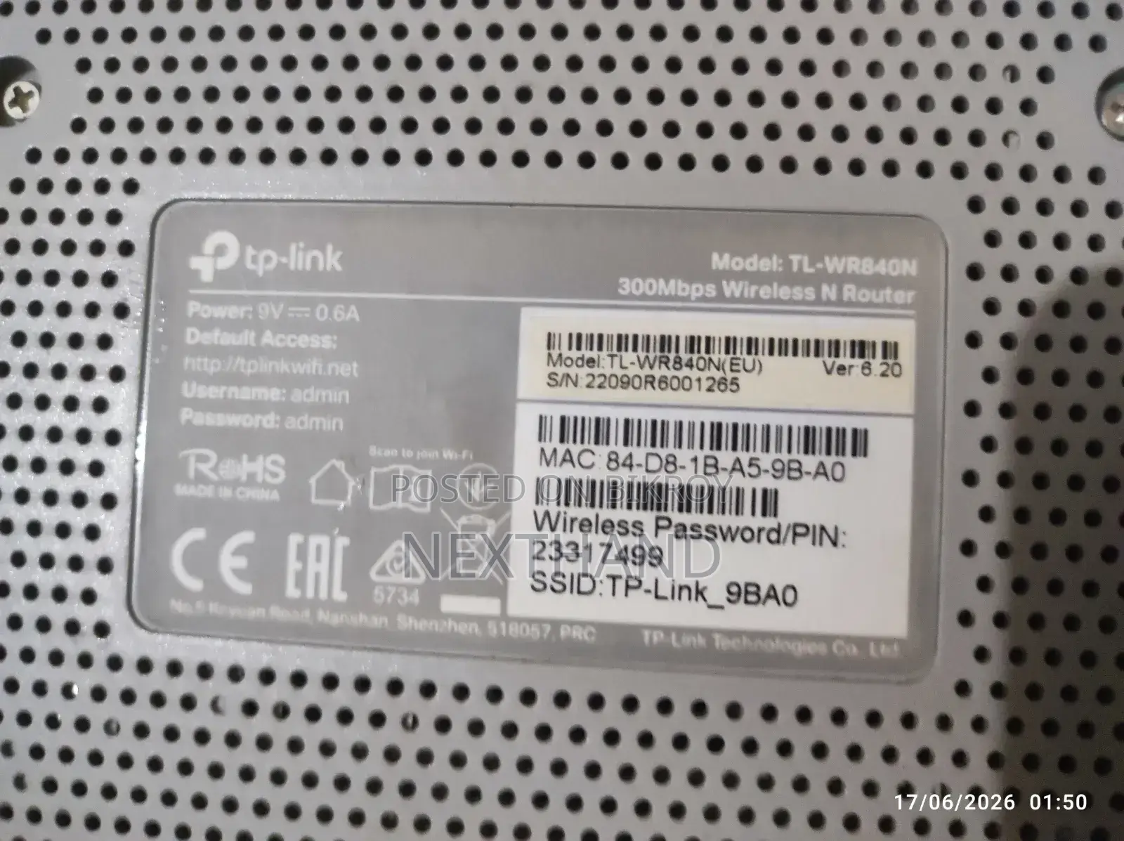 Tp-Link Tl-Wr840n 300mbps Router