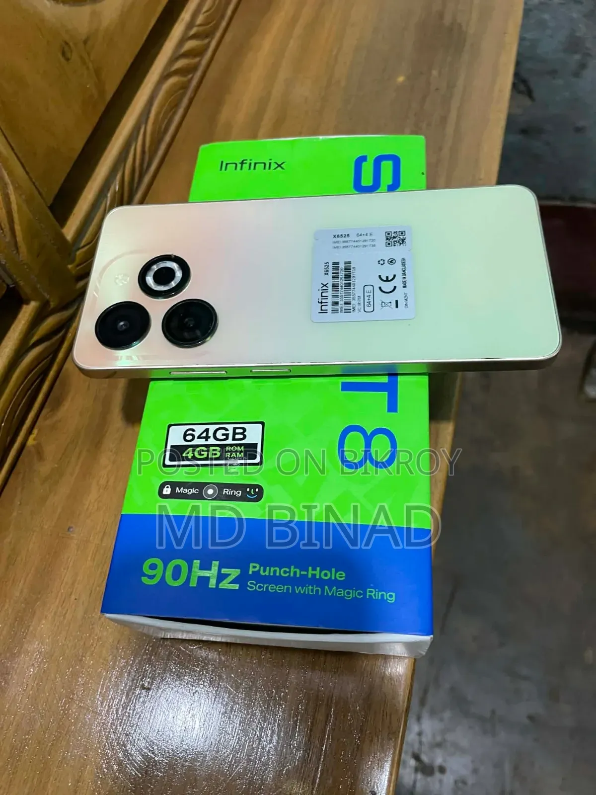 Infinix Smart 8 64 GB Gold