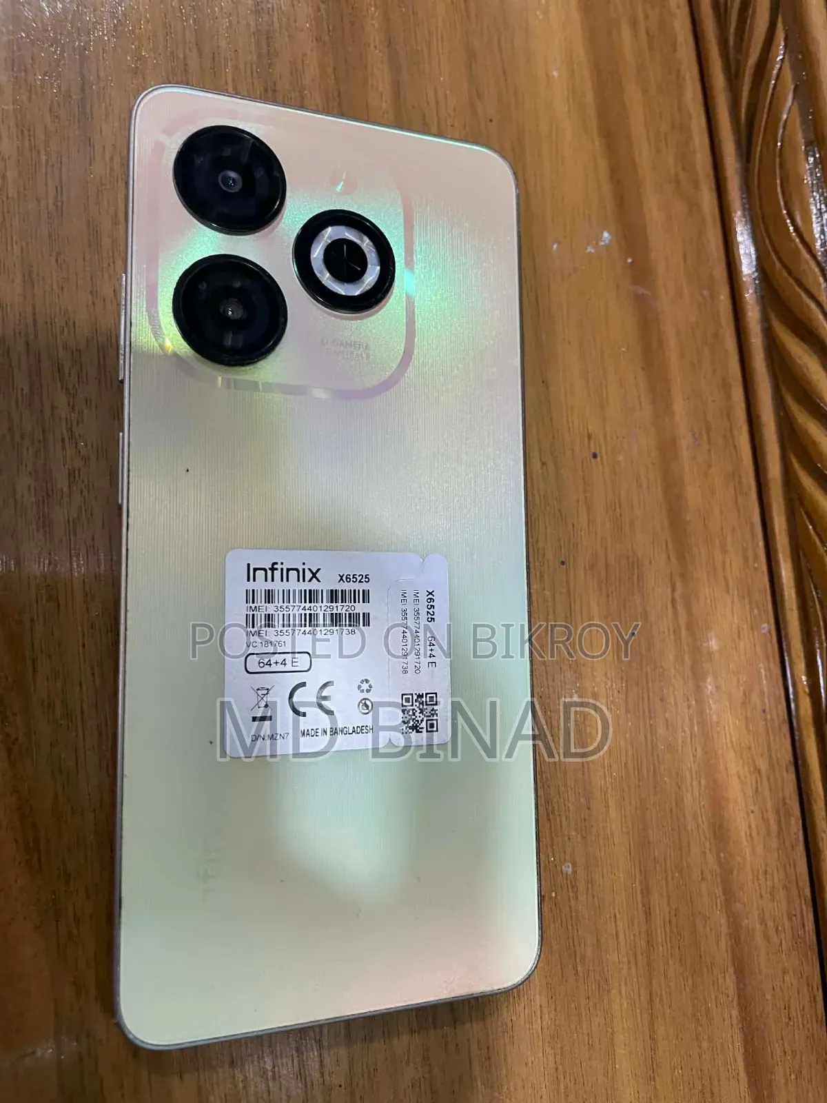 Infinix Smart 8 64 GB Gold