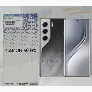 নতুন Tecno Camon 40 Pro 5G 256 GB কালো