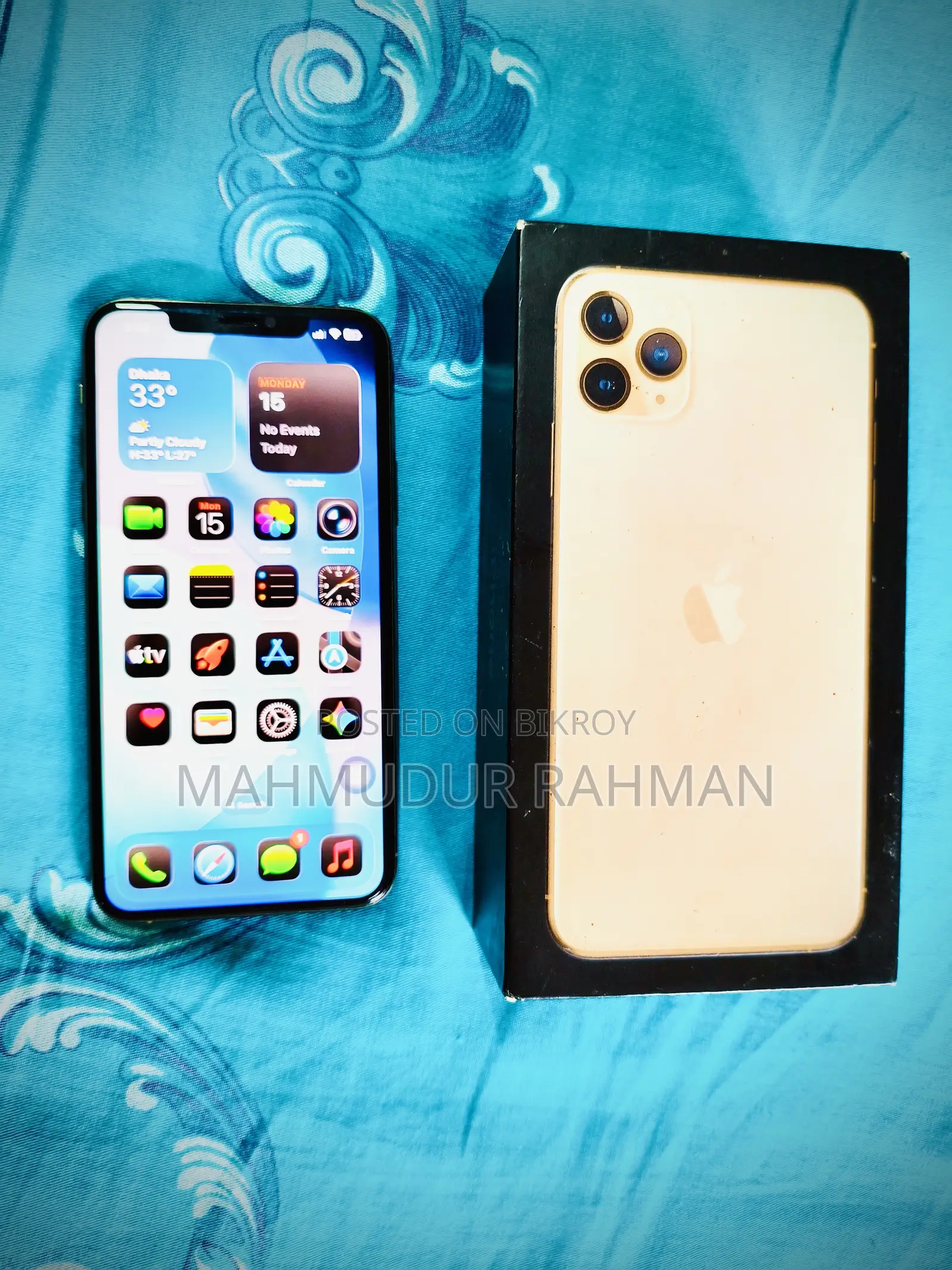 অ্যাপল আইফোন ১১ প্রো ম্যাক্স ৬৪ জিবি গোল্ড