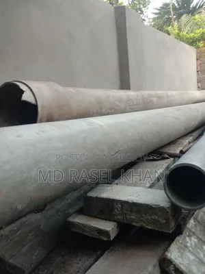 Two pieces of 8-inch 20-foot long pipes for sale