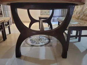৬ সিটের মেহগনি কাঠের ডাইনিং টেবিল সেট | Partex Top