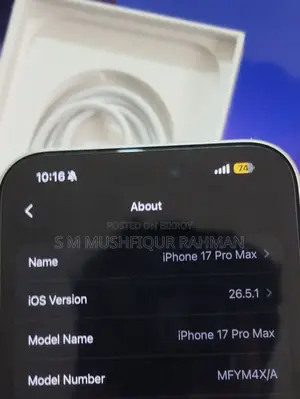 New Apple iPhone 17 Pro Max 256 GB Silver