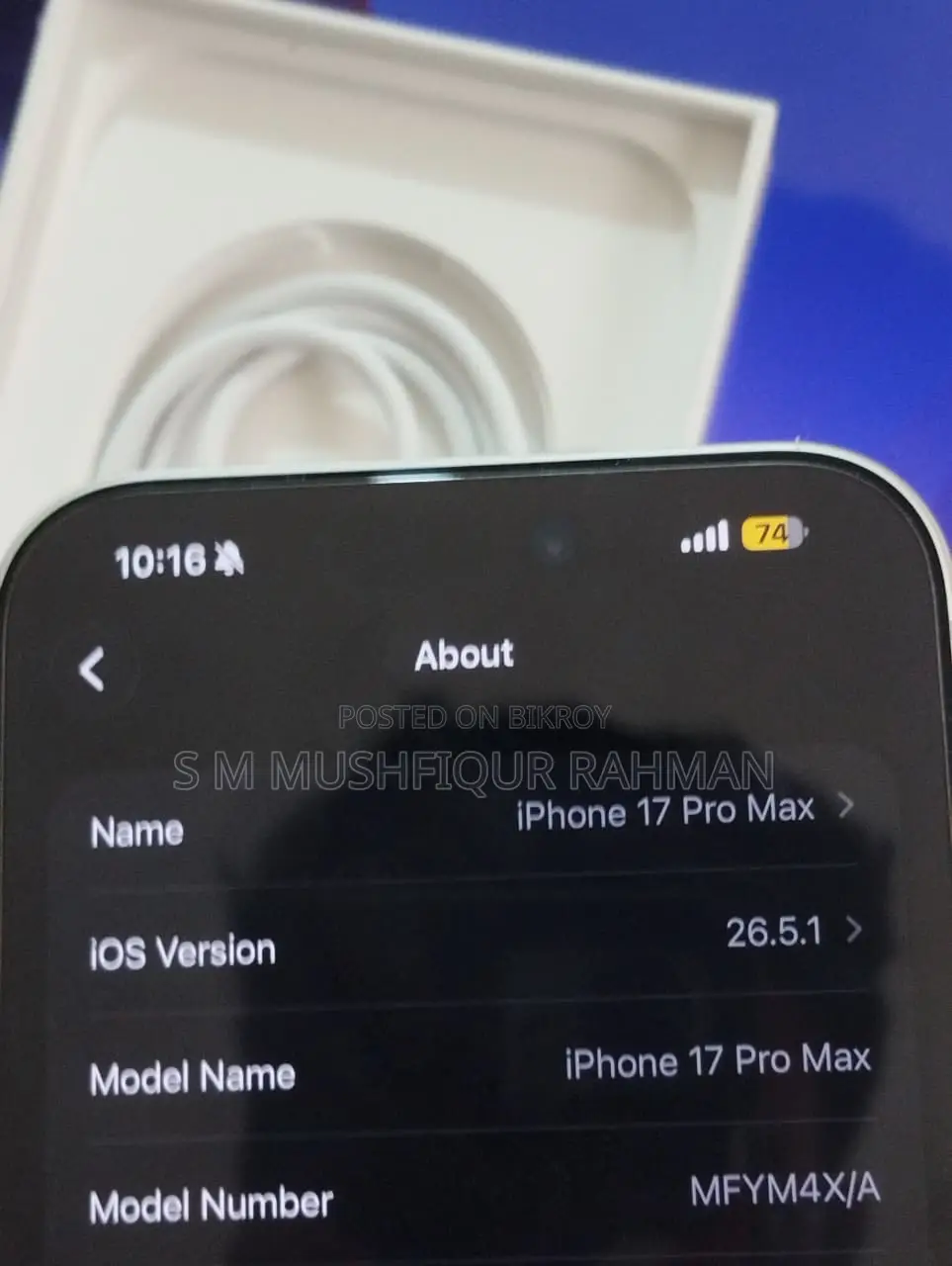 New Apple iPhone 17 Pro Max 256 GB Silver