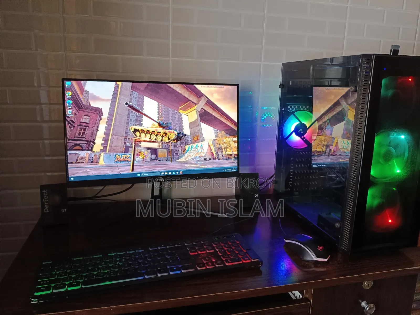 Desktop Computer 8GB Intel Core I3 SSHD+SSD 256GB