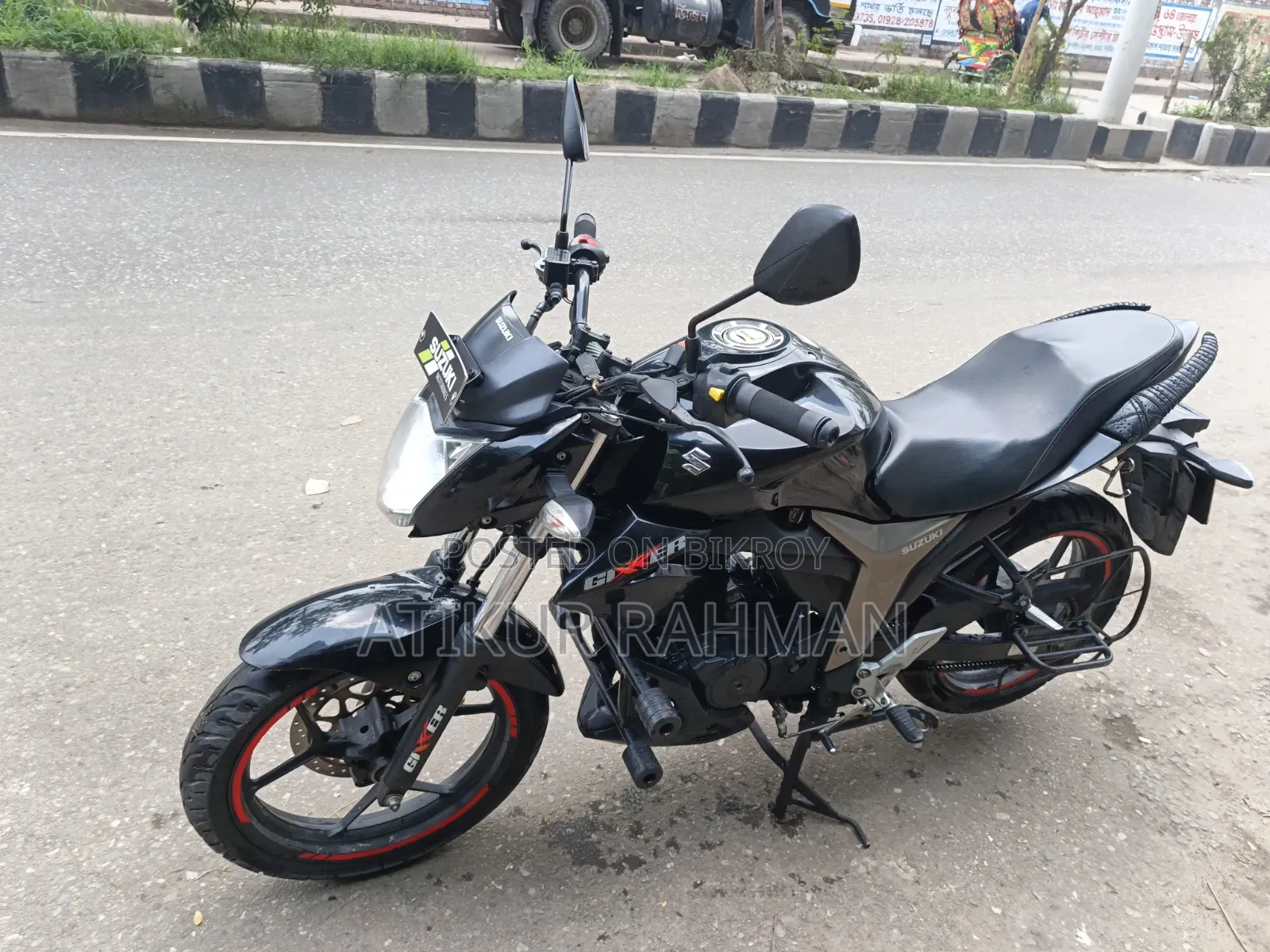 Suzuki Gixxer Monotone 2022 Black
