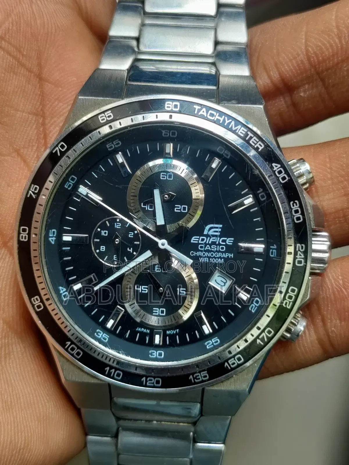Casio Edifice 43mm Men's Watch Ef-546d-1a1vef Chronograph. All Okay
