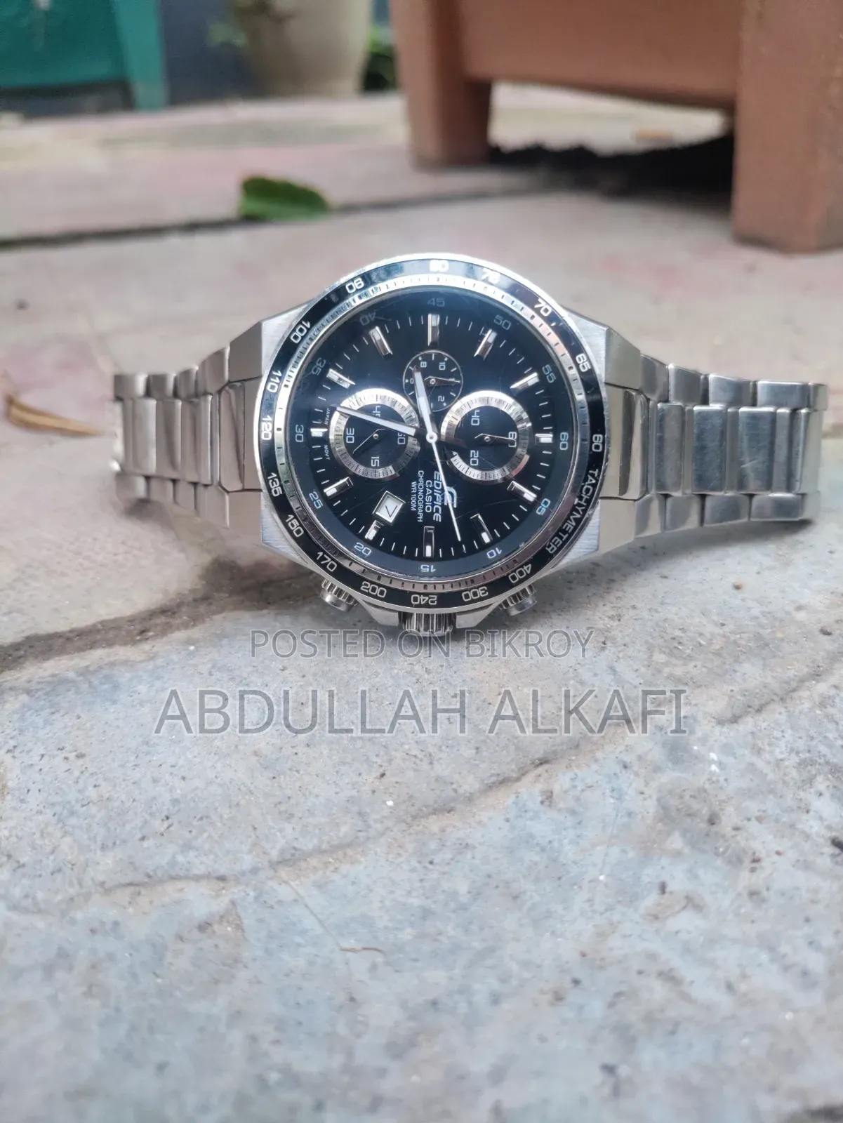 Casio Edifice 43mm Men's Watch Ef-546d-1a1vef Chronograph. All Okay