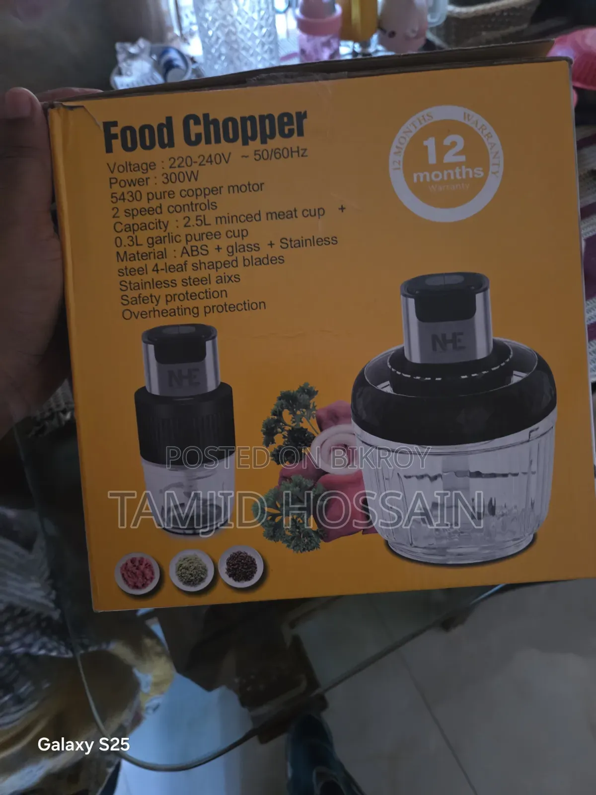 Food Chopper New