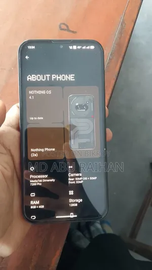 নাথিং ফোন ২এ ১২৮ জিবি ব্ল্যাক