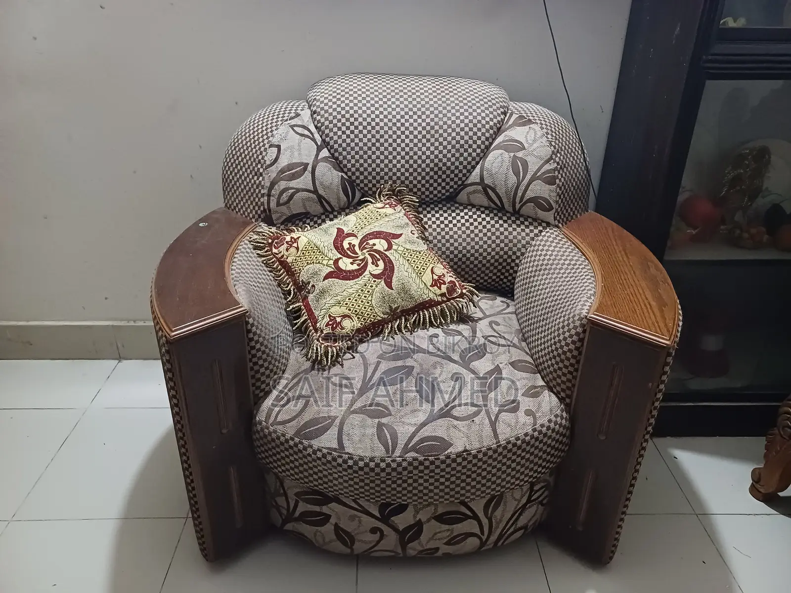 সোফা ৩ সেট কভারসহ