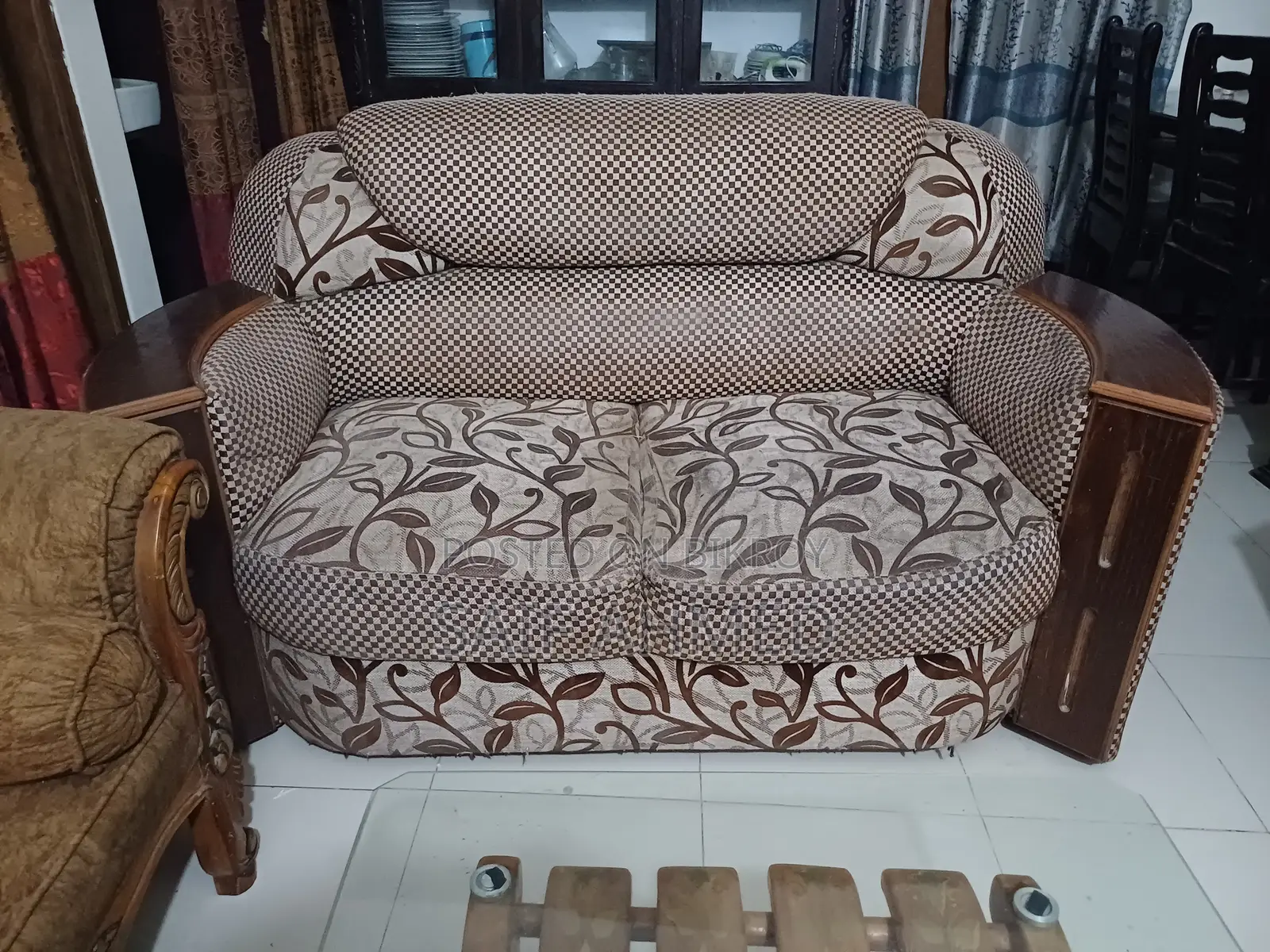 সোফা ৩ সেট কভারসহ