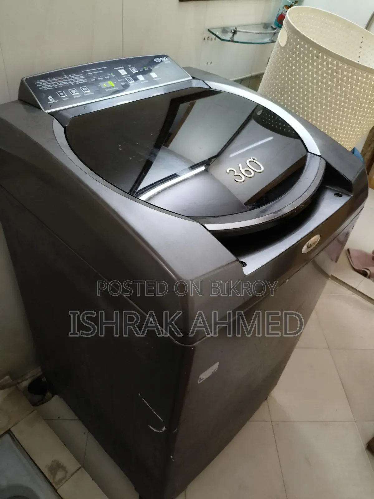 ওয়ার্লপুল ১০ কেজি ওয়াশিং মেশিন বিক্রির জন্য