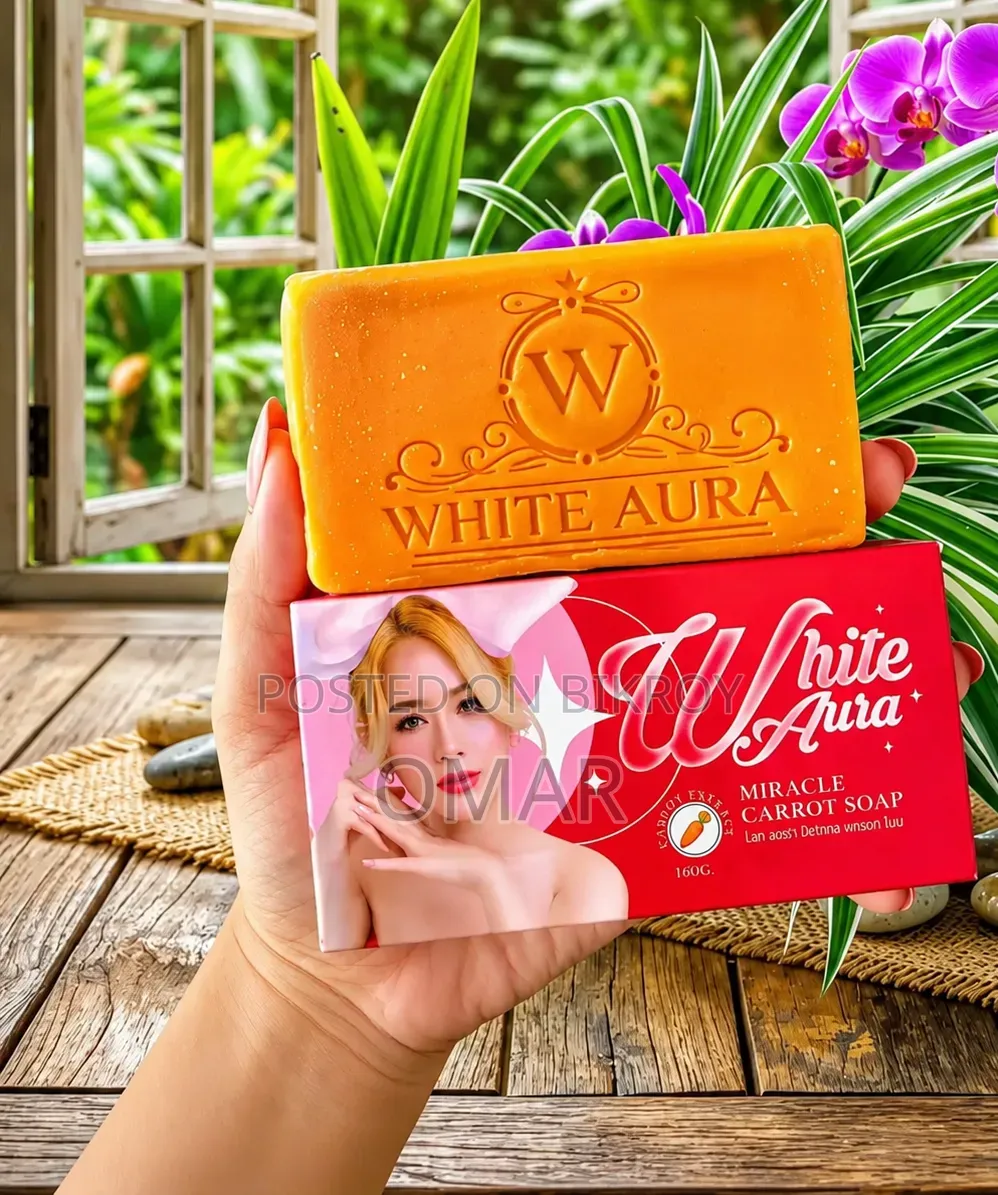 White Aura Miracle Carrot Soap