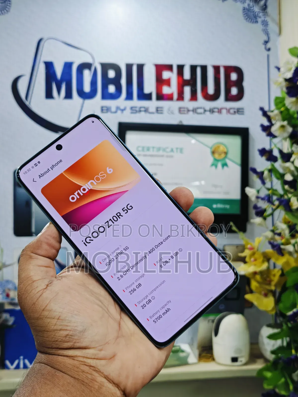 iQOO Z10 256 GB Blue