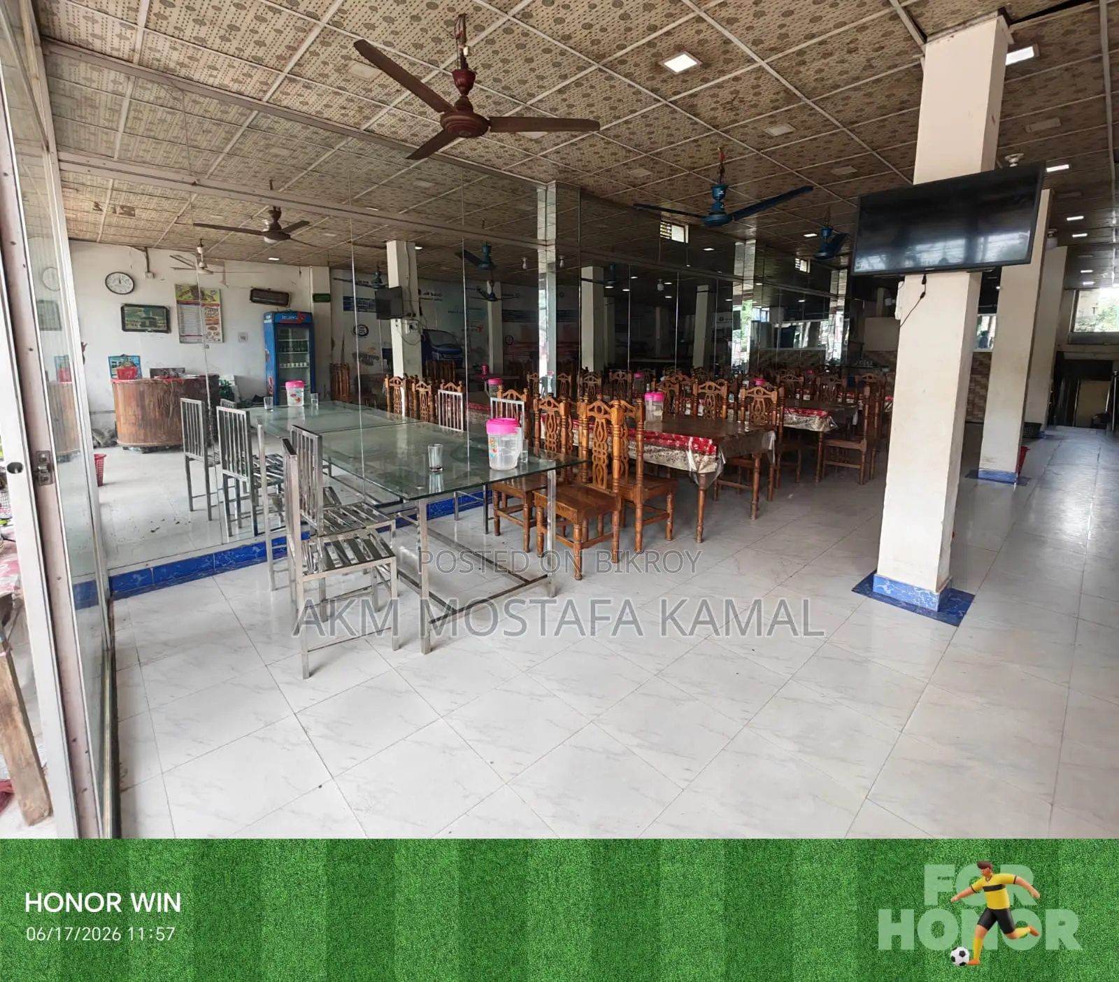 5 decimal land with food hotel for sale next to highway road in Bhaluka