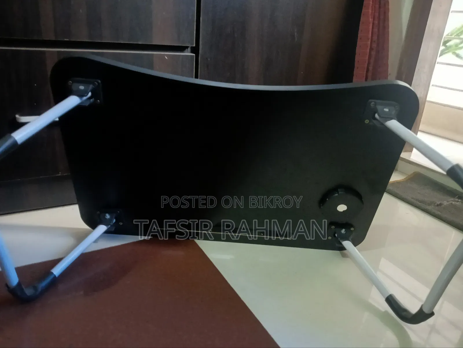 Lightly Used Foldable Laptop Desk With Table Slot
