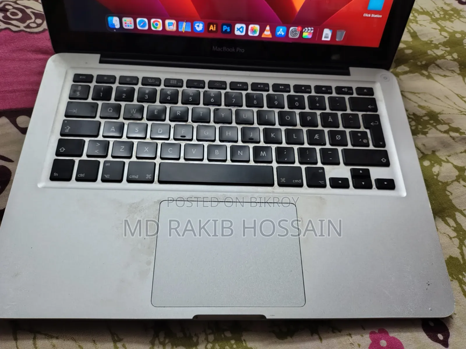 Laptop Apple MacBook Pro 2012 16GB Intel Core I5 SSD 256GB
