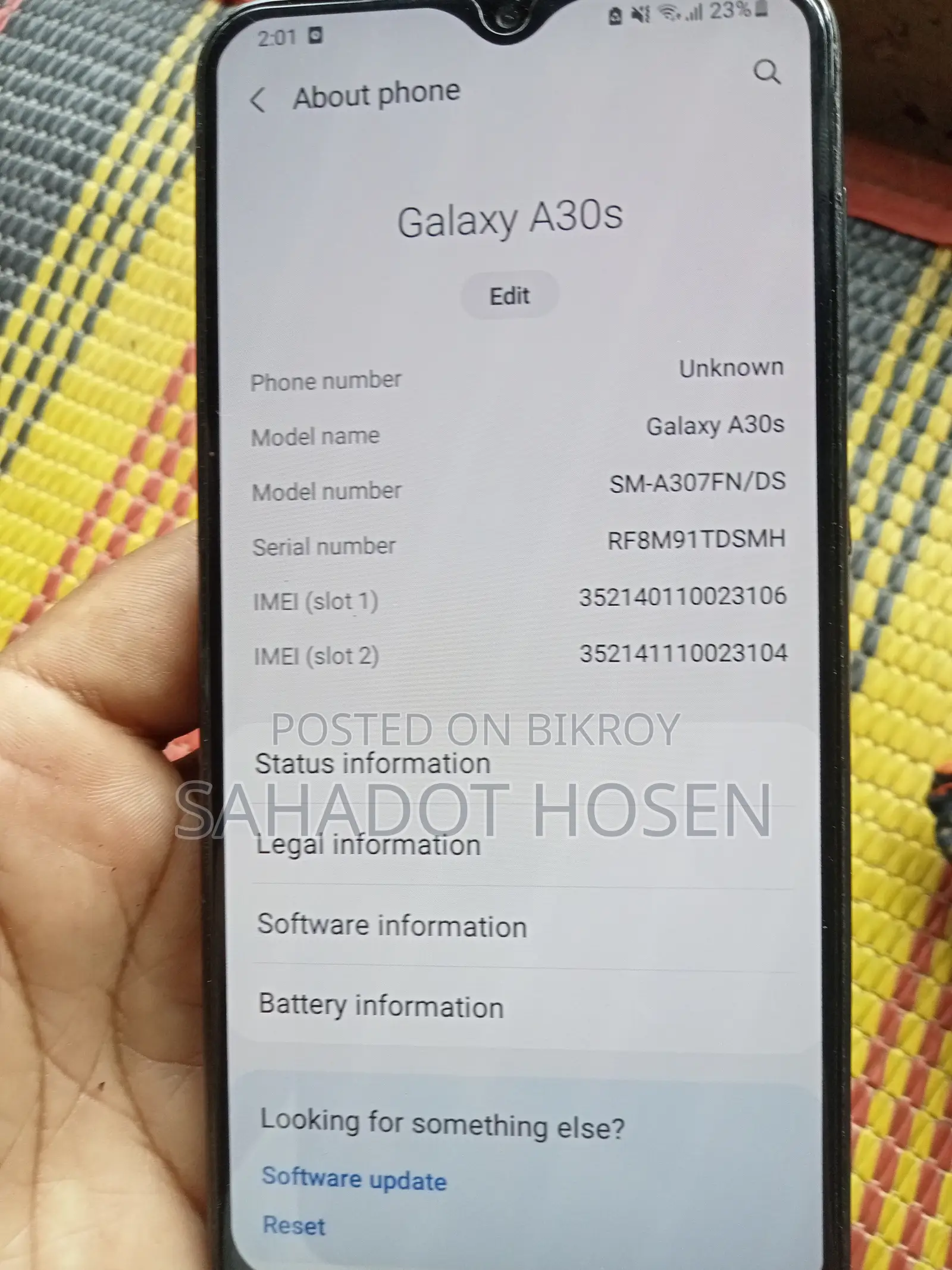 Samsung Galaxy A30s 64 GB Black