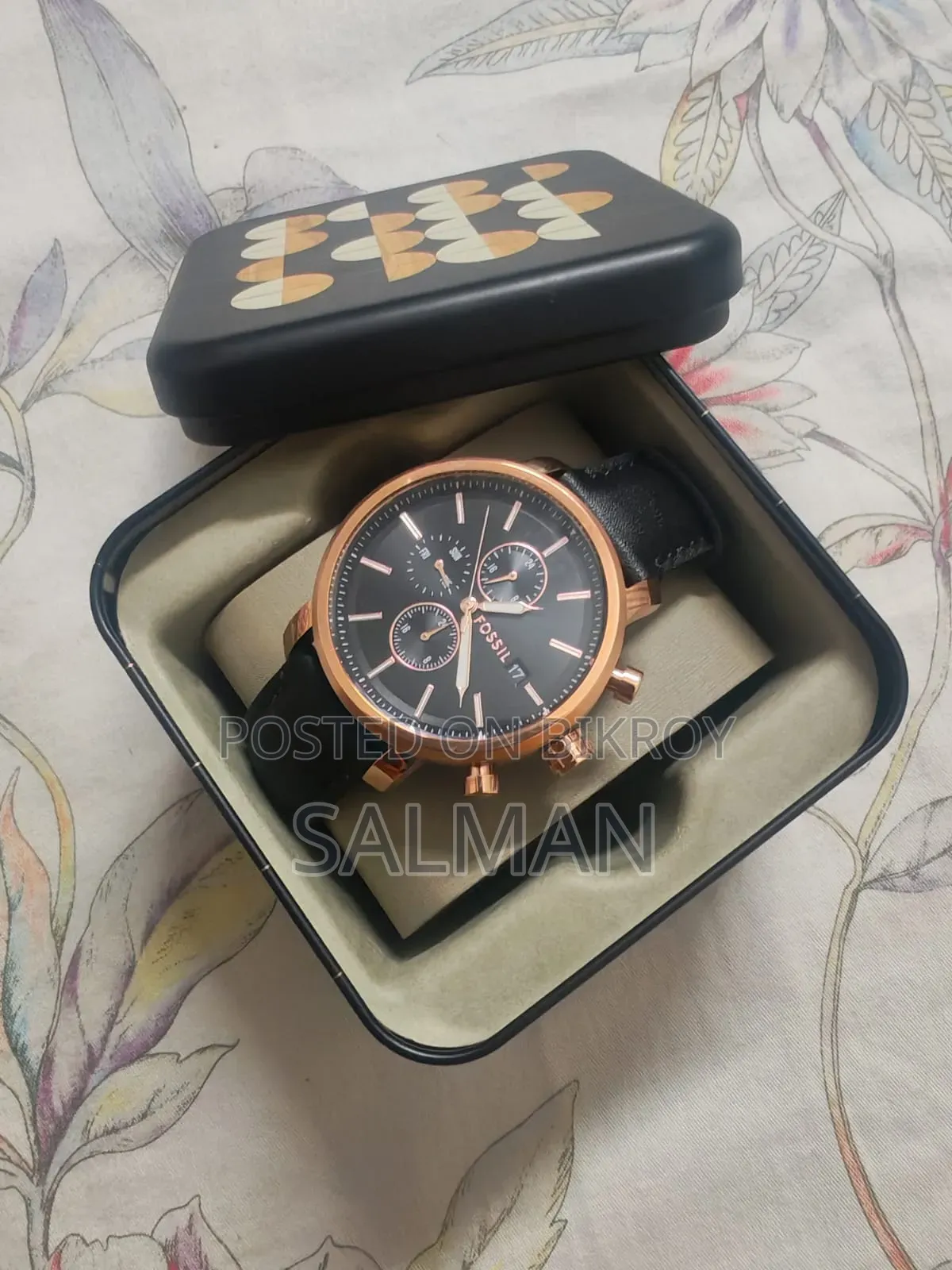 Fossil Leather Hand Watch