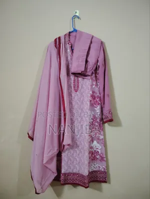 গর্জিয়াস পিঙ্ক এমব্রয়ডারি ৩-পিস সেট