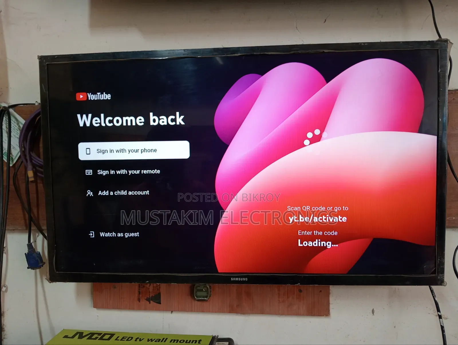 Samsung Led 32" Smart Tv for Sale (Model- 32t4500)