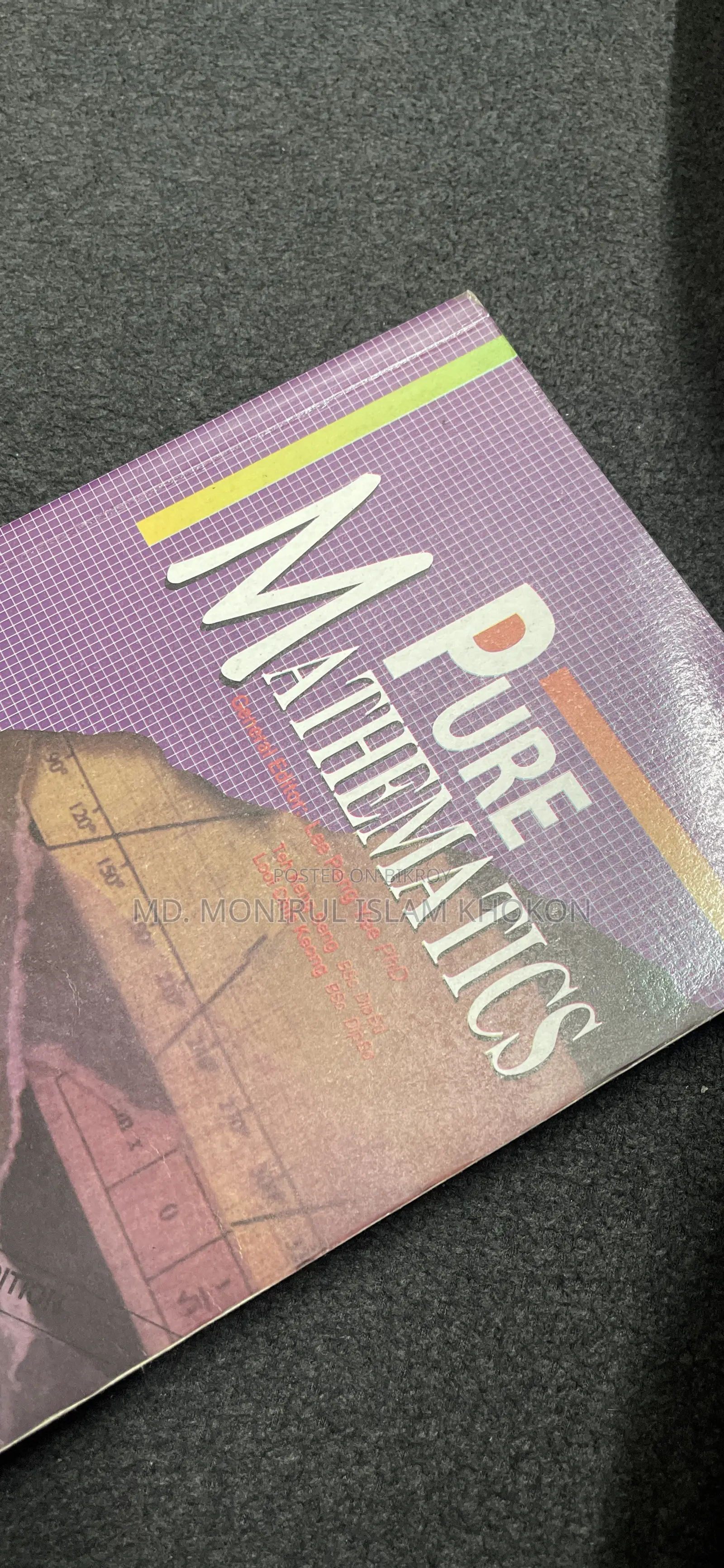 Pure Maths Class 7-O Levels Book (Edexcel;English Medium)