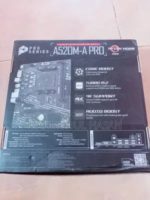 Msi A520m-a Pro Am4 Amd A520 Usb3.2 Gen1 Micro-Atx Motherboard